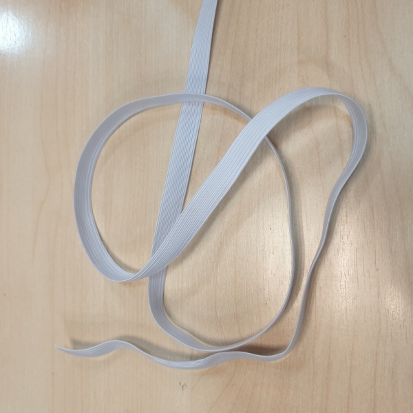 12mm White Elastic (5 metres)